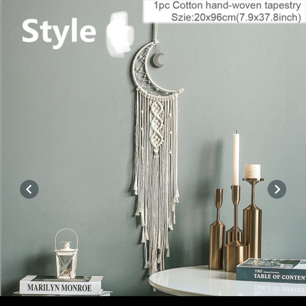 Decorative Woven Crescent wall decor